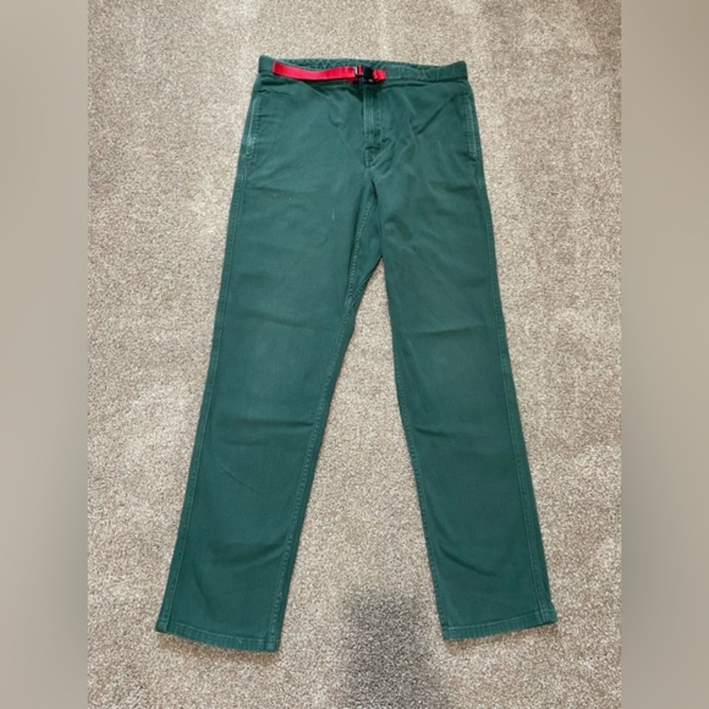Topo Designs Men’s Climb Pants Forest Green Size Medium